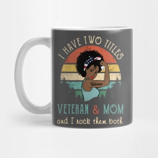 Veteran mom tee shirt gift Mug